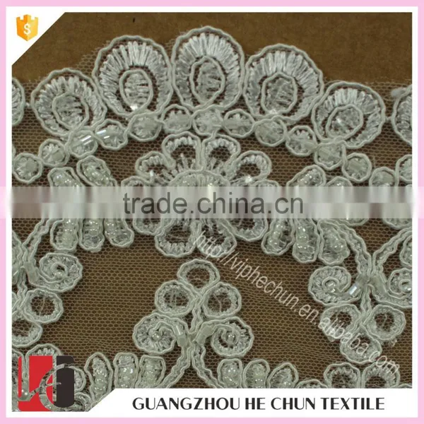 HC-2220-1 Hechun Sewing Sewing Beads Narrow Lace Bridal Trim photo-4