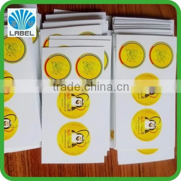 Custom Glossy Label Sticker,glossy Round Sticker Labels on Sheet photo-2