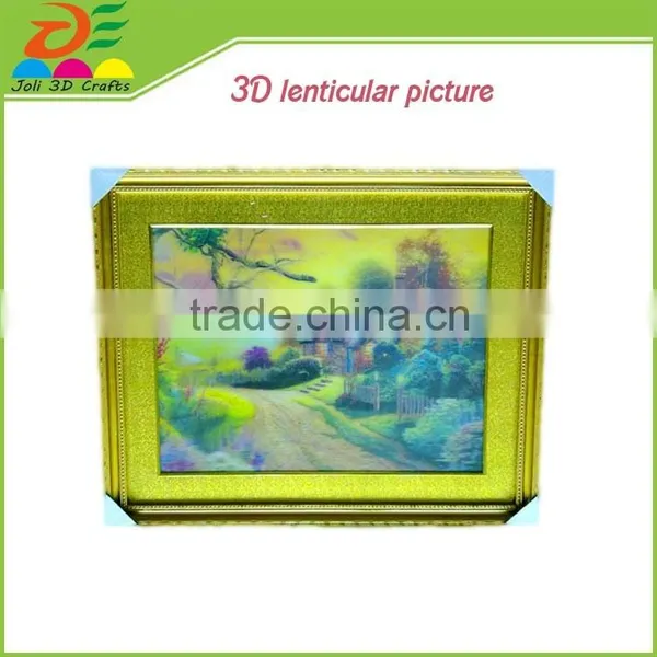 Top Sale 3D Lenticular PP Plastic Picture of Scenery photo-3