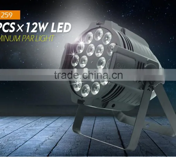 18 Pcs 6 in 1 12W RGBWAUV Leds Aluminum Par Can Night Club Indoor Lights photo-6