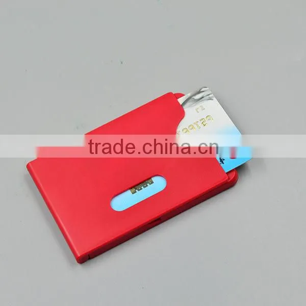 2016 4 in 1 Cosmetic Mirrorr for Cell Phone Stand, With Card Holder, Screen Clear Cloth, Plastic Mirror photo-3