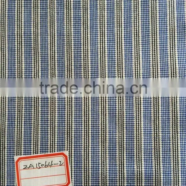 100% Cotton Dyeing Check Fabric for Men's Shirts photo-3