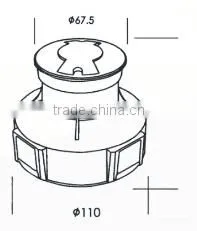 3.5W IP67 Waterproof Outdoor Buried Recessed Inground LED Underground Light photo-3