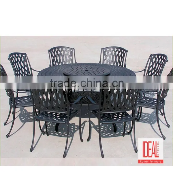 Garden Dining Set Cast Aluminum Garden Furniture/bronze Metal Dining Set photo-5