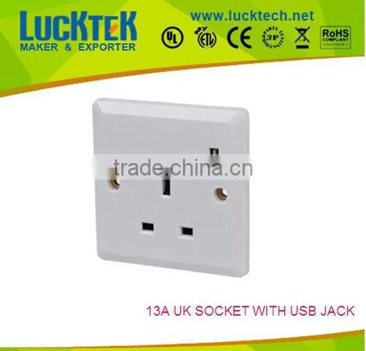 UK Type Socket With USB Wall Socket