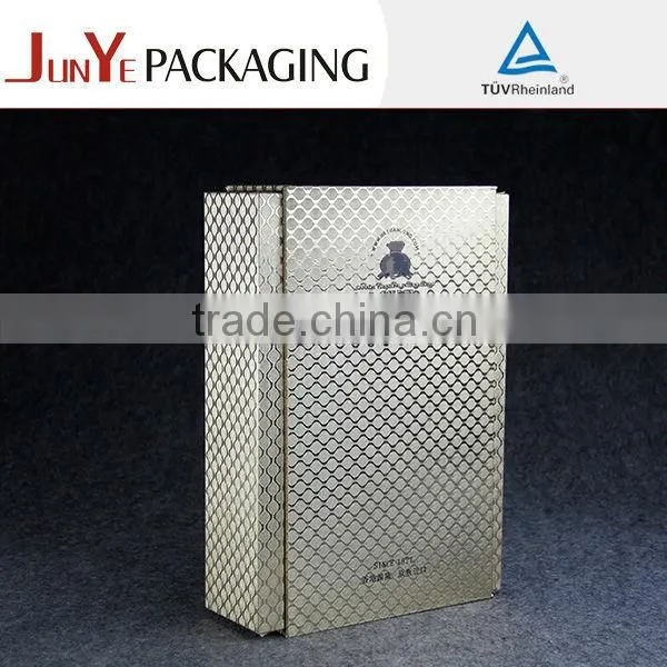 Luxury Unfinished Folding Leather Wooden Wine Box