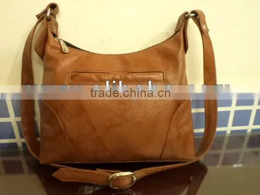 Vegetable Tanned Leather Small Hobo Bag photo-2