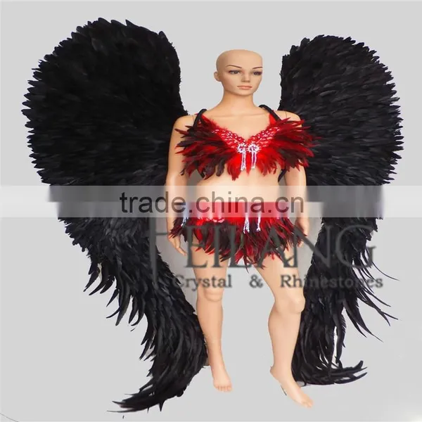 Drag Cabaret Showgirl Peagent Dance Angel Wing Headdress photo-4