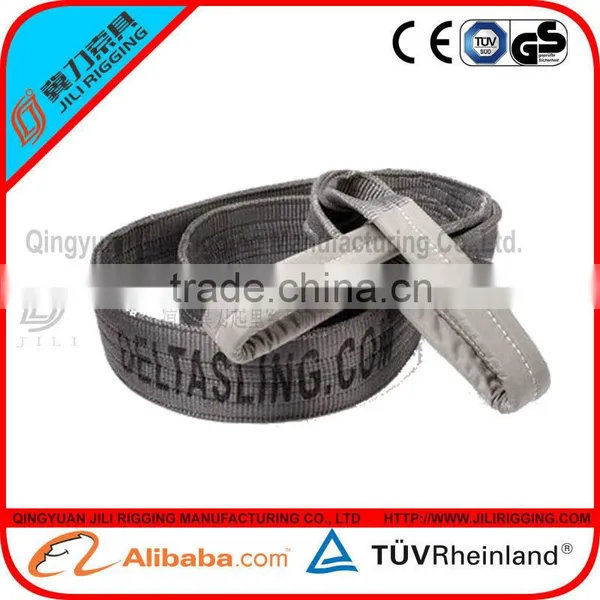 Web Lifting Sling Belt Double Ply Polyester Webbing Sling With Plain photo-2