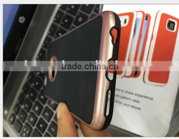 New Style Korea Motomo Cell Phone Case For Iphone6 6plus Brushed Metal Back Case Cover photo-2