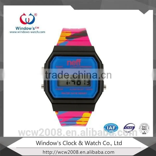 Square Case LCD Digital Watches