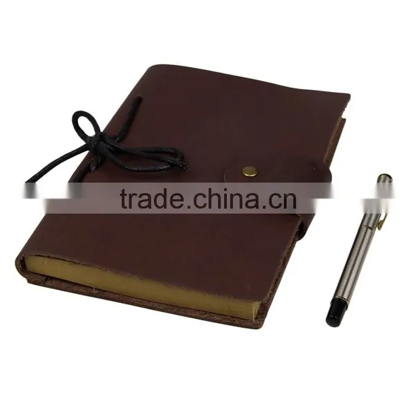Wholesale Handmade Leather Journal Notebook Cover With String photo-2