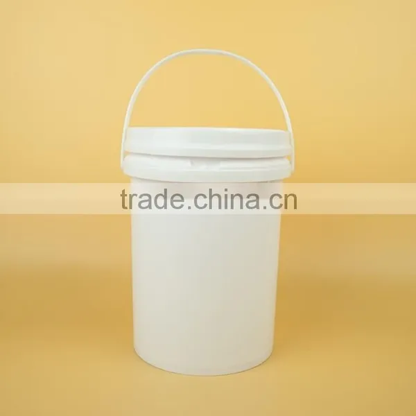 Small Cylindrical Plastic Barrels, 3L Plastic Wood Coating Buckets With Secure Seal Lid photo-2