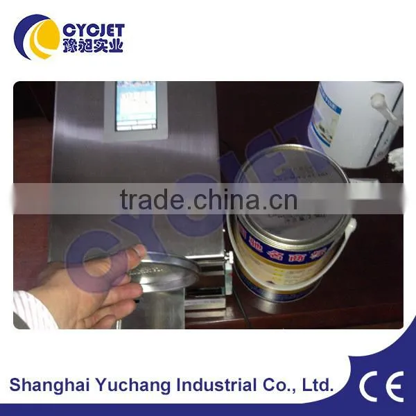 CYCJET New Design Jar Cap Inkjet Printer/Batch Date Printer for Food/Manual Inkjet Coder photo-5