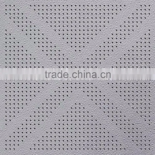 Colorful Perforared Gypsum Ceiling Tiles (RSS002A)
