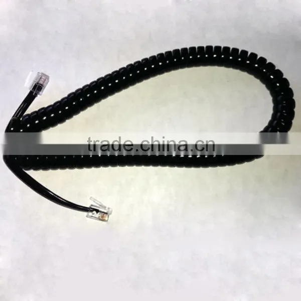 30AWG 7x0.10mm Copper Stranded pp Core Retractable Phone Cord for Handset With CE Certificate