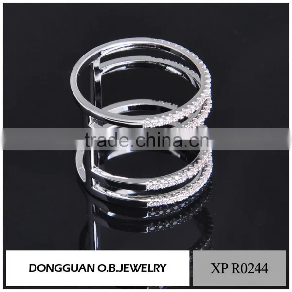 Fashion Ring Finger Rings Photos, Latest Wedding 2 Gram White Gold Ring Charm Jewelry photo-3