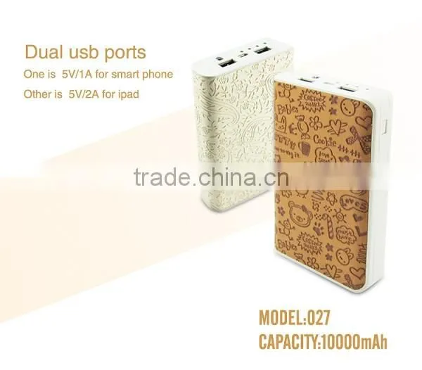 Guoguo Dual USB LED Light External Battery Pack Portable 11000mAh Power Bank for Iphone,samsung photo-3