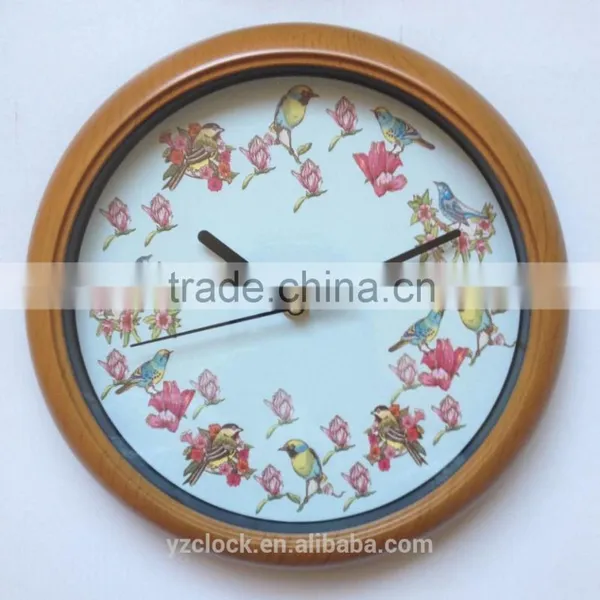 New Design 10 Inch Singing Bird Clock 2016 photo-2