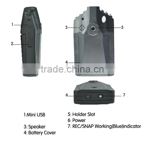 Cheapest Factory Direct Supply Hd 720p Car Black Box Camera H198 Car Dash Cam photo-6