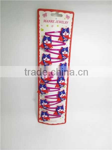 2015 Animals Ribbon Hair Clips and Best Sale for Children photo-4