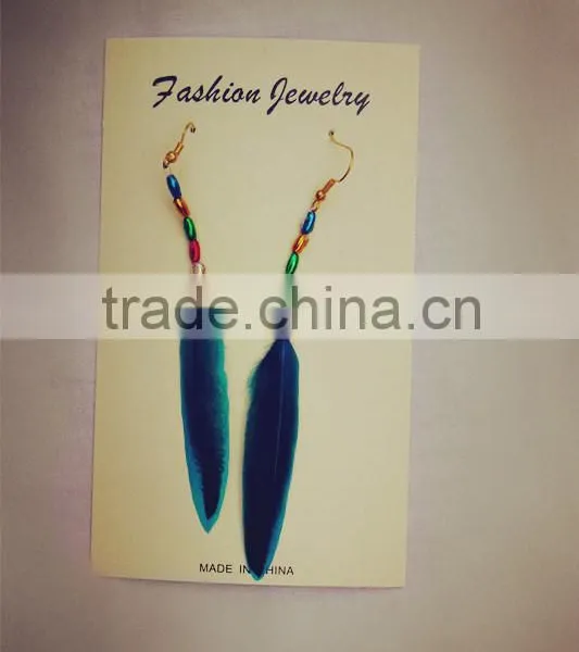 The Elegant Beautiful Feather Eardrop photo-4