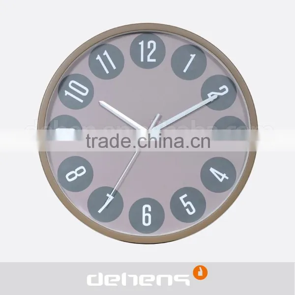 DEHEN 14 Inch Color Cheap Plastic Clock photo-4