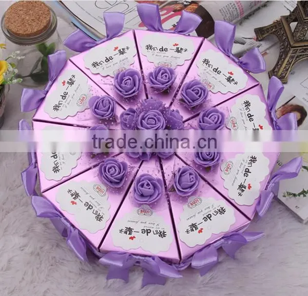 Hot Sale Lovely Wedding Favor Box Wedding Candy Box Gift Box photo-2