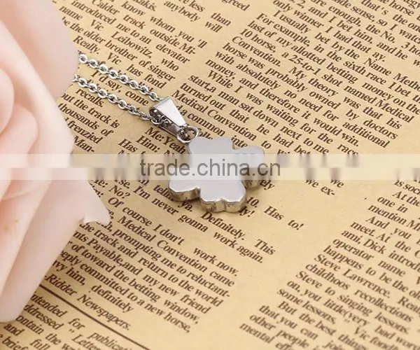 925 Silver Stainless Steel Lovely Heart Pattern Pendant Simple Chain Elegant Necklace photo-5