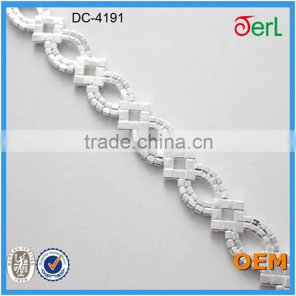 Hot Sale Cheap Jewelry Accessory Rhinestone Crystal Chain For Garment photo-3