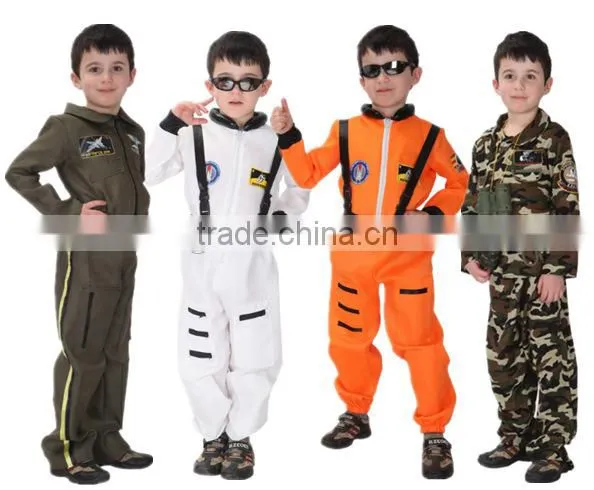 Children's Uniform Suits, Astronauts Air Force Pilot Clothes Children's Cosplay Costumes