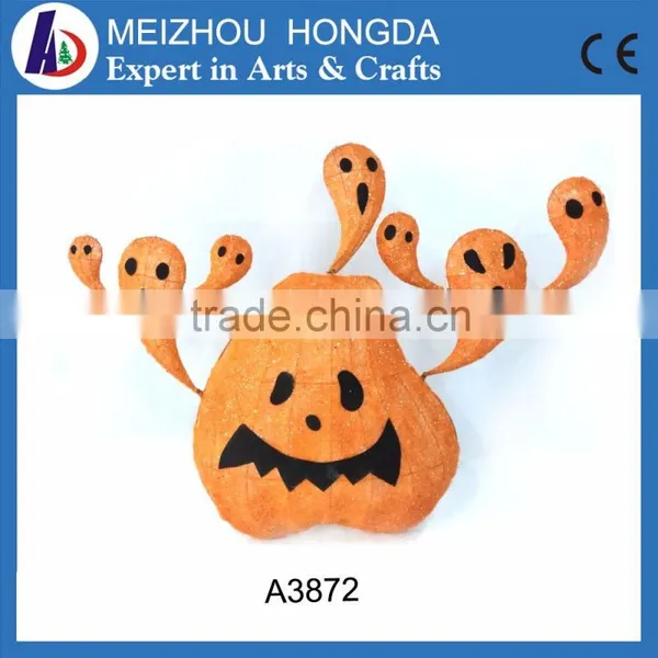 Three Ghosts and Pumpkin Collapsible Halloween Lawn Decoration