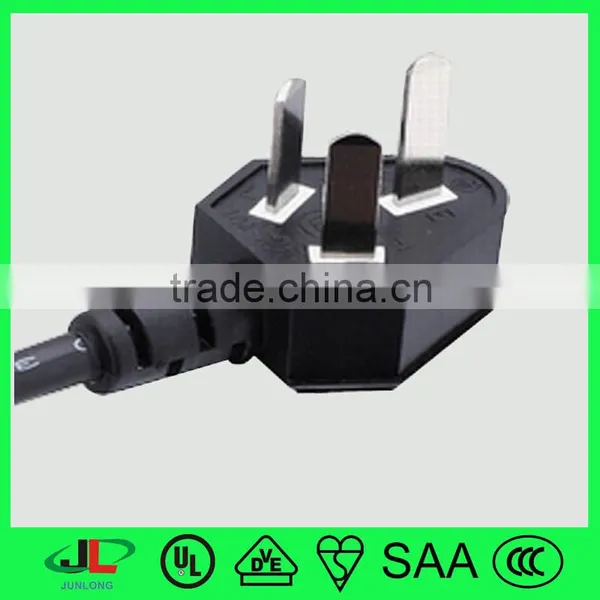 CCC ISO Approved China 2 Pin 3 Pin Electrical Cord Plug Power Cable photo-3