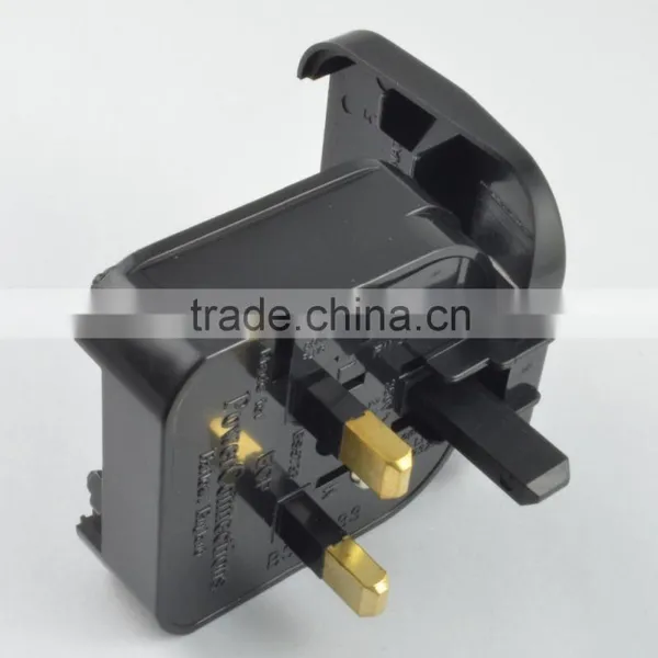 European to UK BS Converter Plug Adapter, Male to Male uk bs 5733 Travel Adapter photo-3
