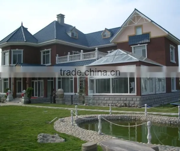 2016 Modern Design Aluminum Glass Sun Room Price With Thermal Break photo-3