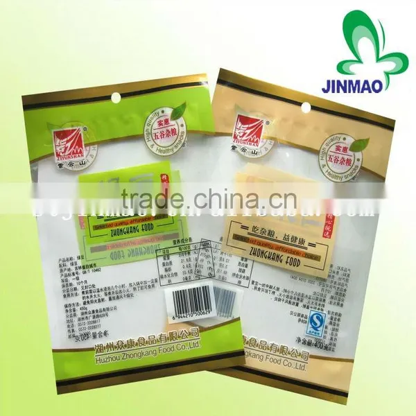 High Quality Plastic Bag for Food Packaging With Hanger