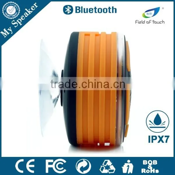 My Speaker F013 Black/orange LED Shower Speaker Waterproof IP67 photo-2