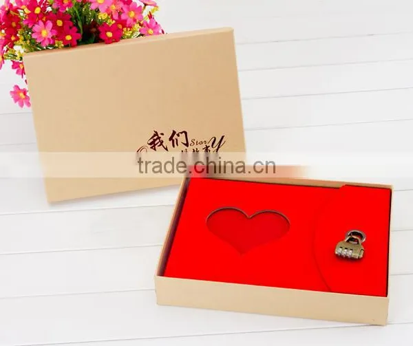 Professional OEM Cardboard Paper Family Memory Wedding Album Storage Box photo-4