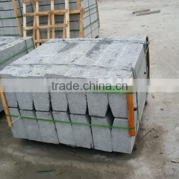 China Cheap Grey Paving Granite Stone, Edging Border Stone, Kerbstone photo-2