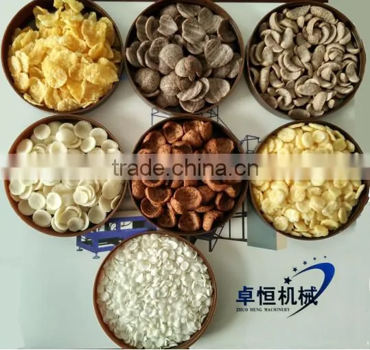 Automatically Industrial Breakfast Cereal Corn Flakes Making Production Machinery photo-3