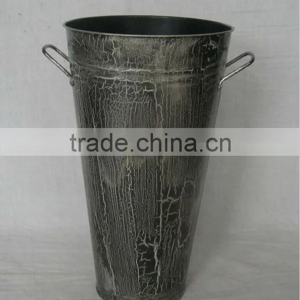 Tin Decorative Pattern Bucket Garden Bucket