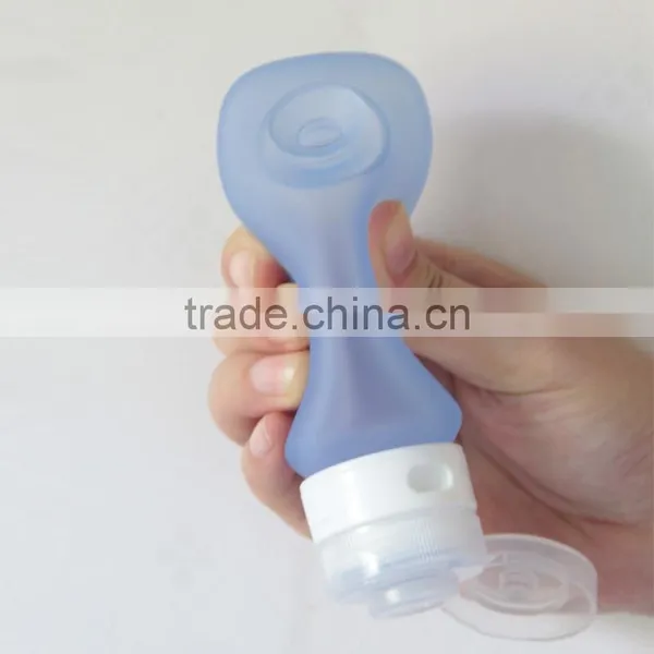 Portable Soft Silicone Travel Bottles Set Refillable Travel Tubes New photo-2
