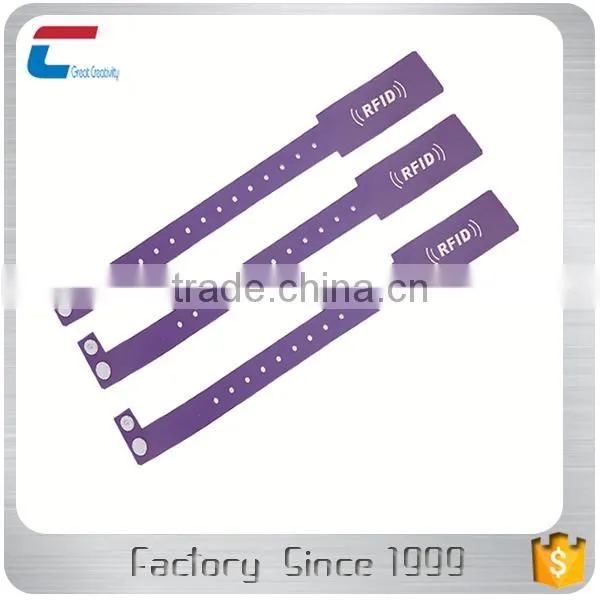 Supply Disposable One Off RFID Paper Wristband Bracelet With NFC Chip For Festival Activities photo-6
