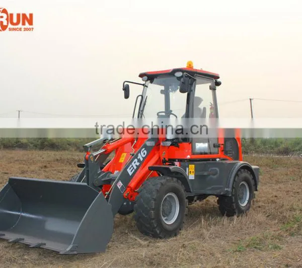 Made in China Qingzhou Everun 1.6Ton Mini Radlader China With Snow Blade photo-5