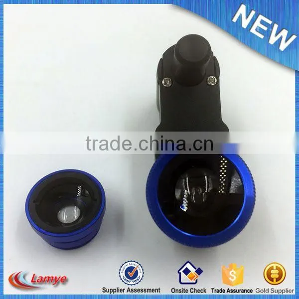 2017 New Years Gift for Phone Universal 3 in 1 Camera Lens Fisheye Wide Macro Lens Gold Member photo-6