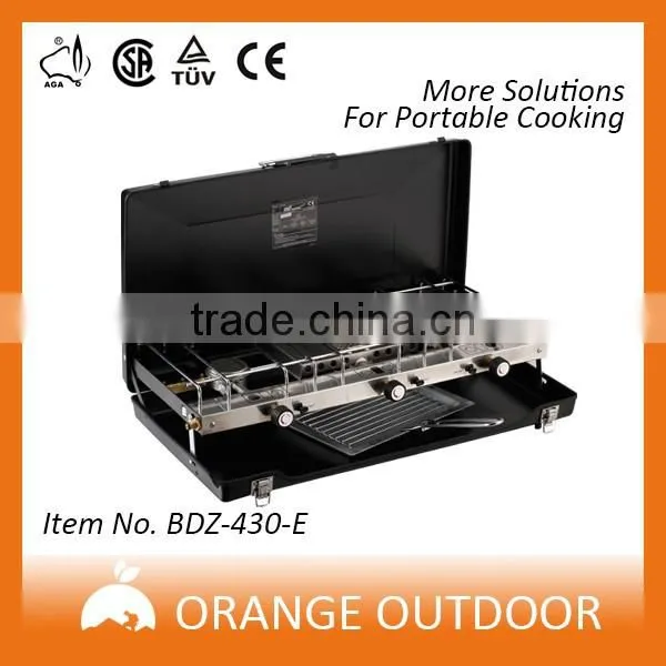 Newest Dual Power Source 4 Burner Camping Gas Stove photo-2