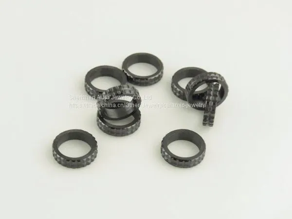 Round Fastener Ceramic Pendant Accessory Ceramic Ring photo-4