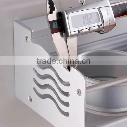 Multifunction Wall Mount Metal Kitchen Storage Shelves photo-3
