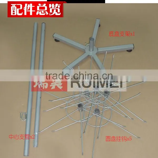 Customized Belt Metal Rotating Spinner Display Stand photo-3