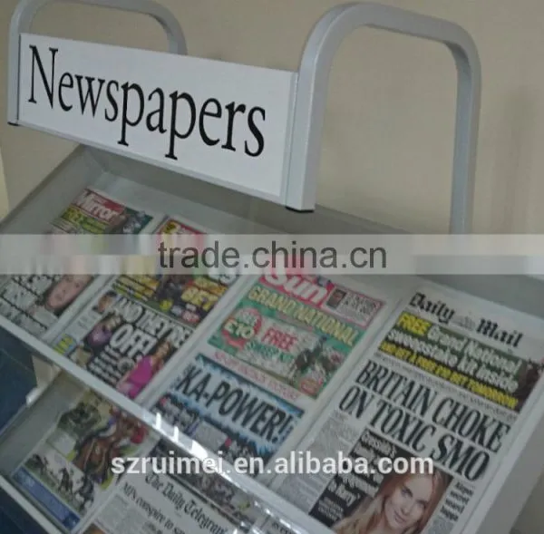 Practical Customized Multi-tier Library Magazine/newspaper Display photo-3